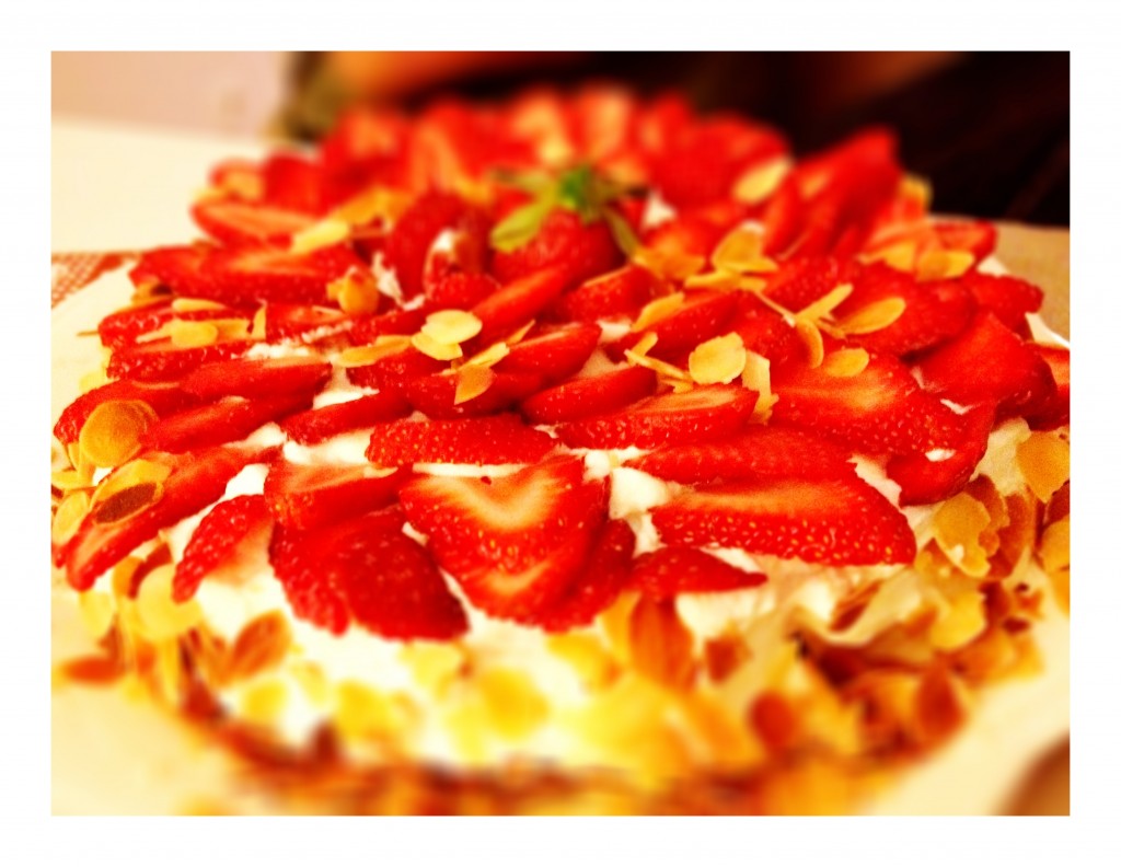 Fraisier d'anniversaire