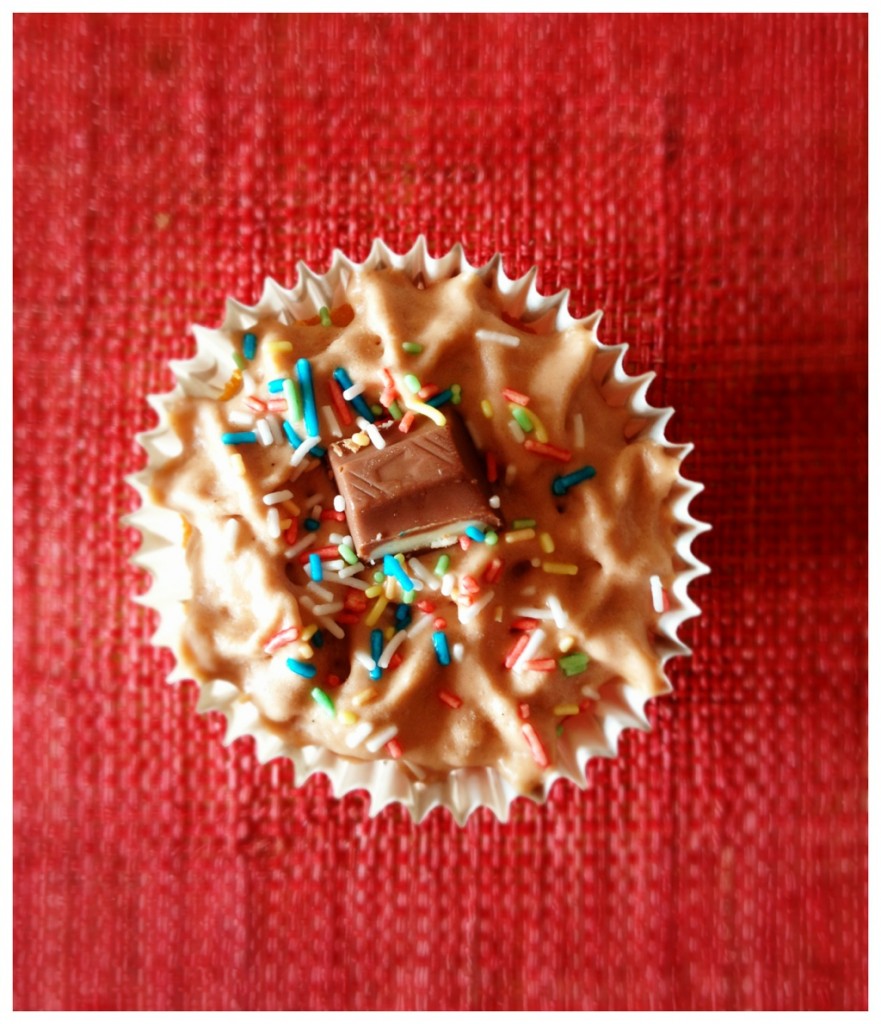 Cupcake à la chantilly de Kinder