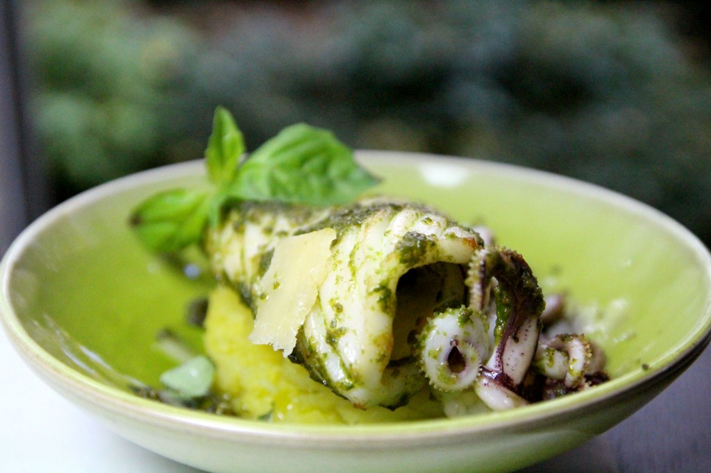 Calamar Pesto 3