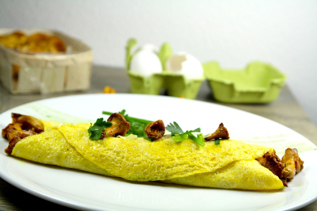 Omelette chanterelles 2