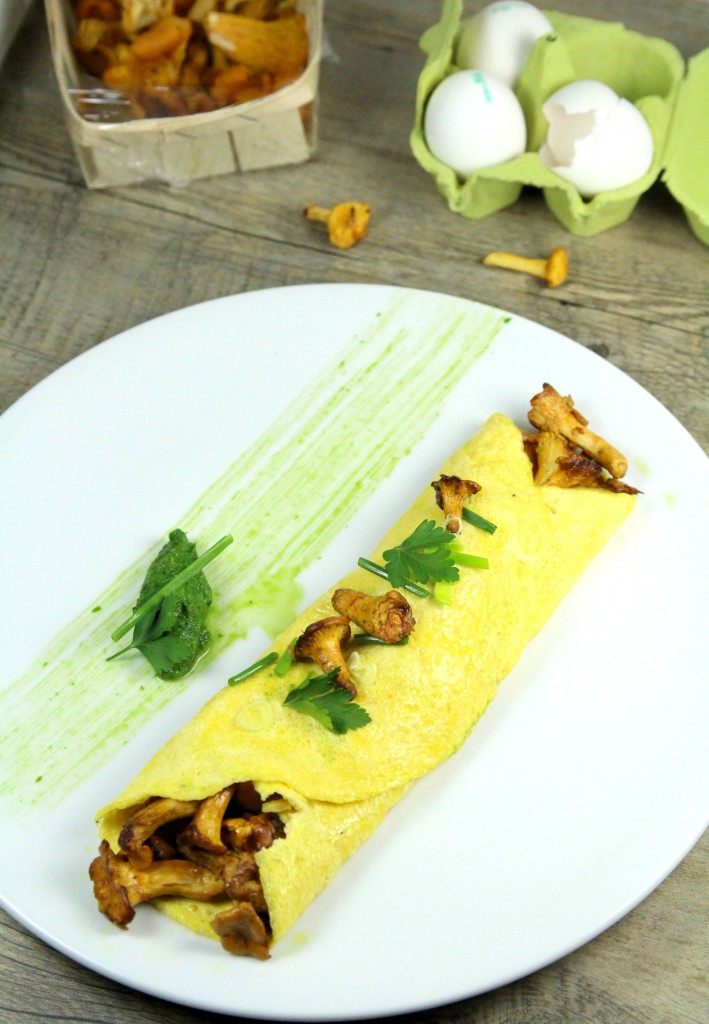 Omelette chanterelles 3