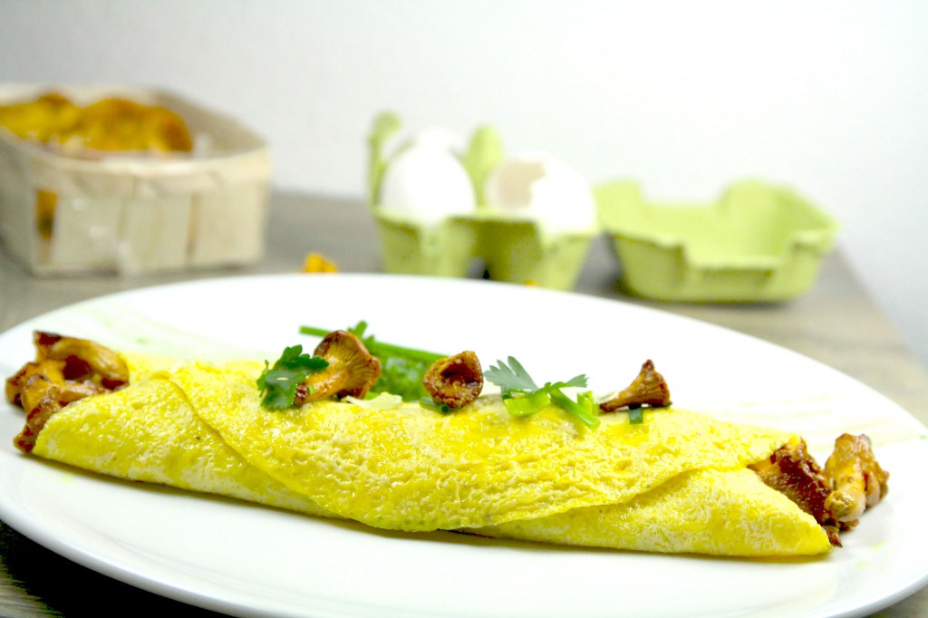 Omelette chanterelles 6
