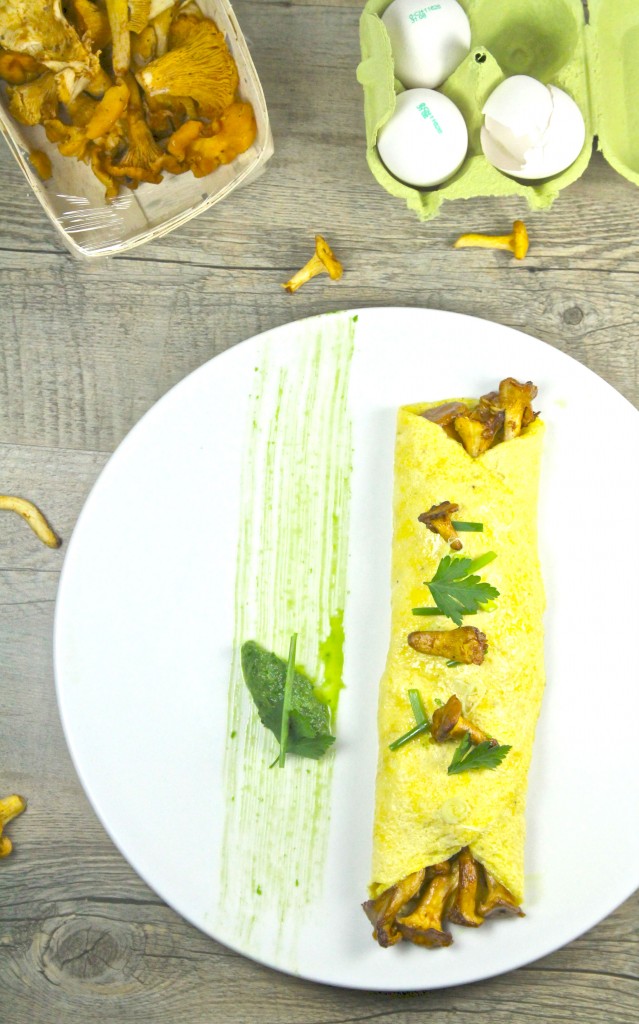 Omelette chanterelles 7