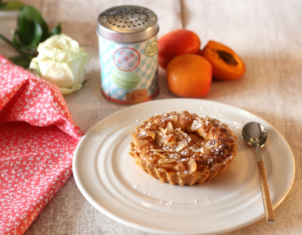 Tarte macaronnée à l'abricot