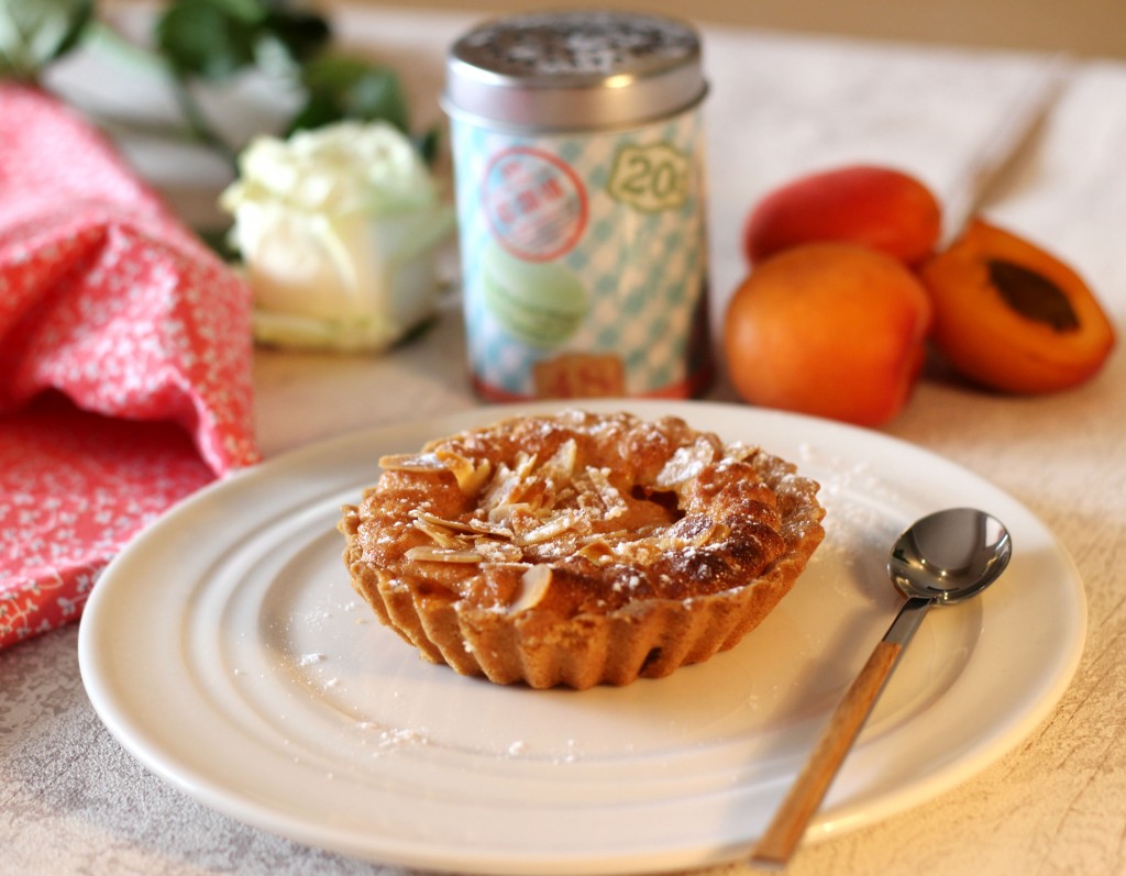 Tarte macaronnée à l'abricot