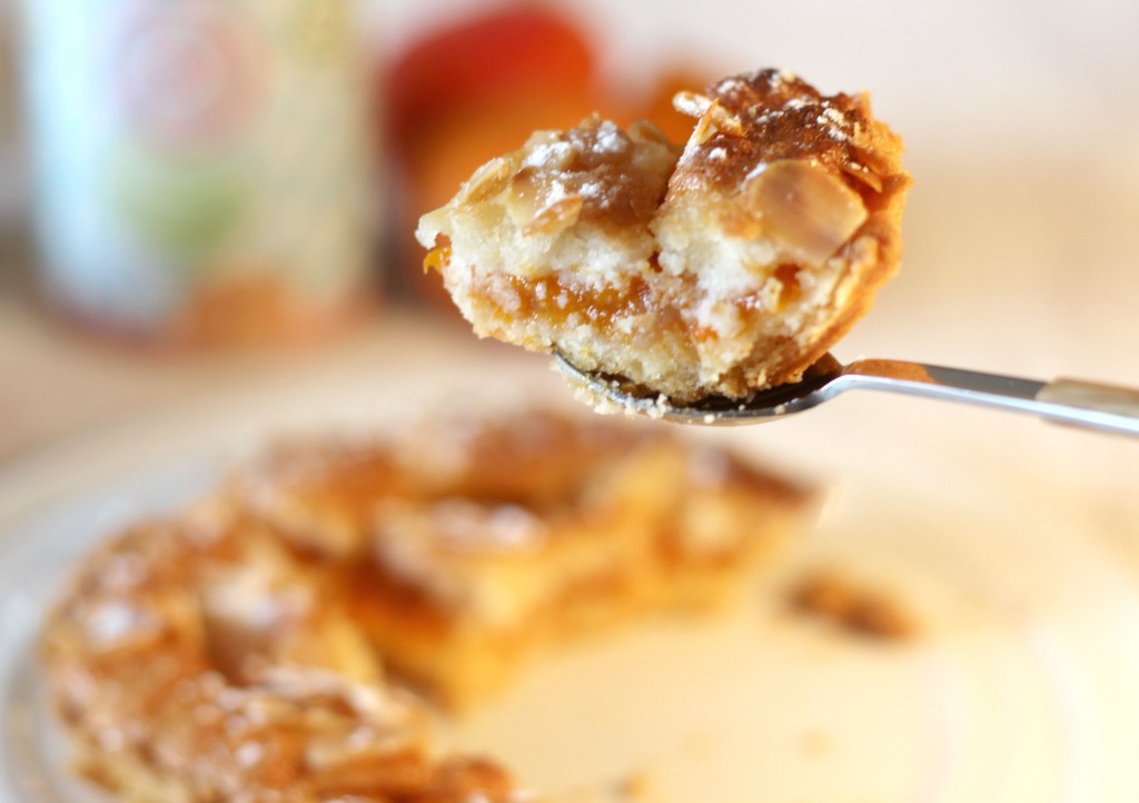 Tarte macaronnée à l'abricot