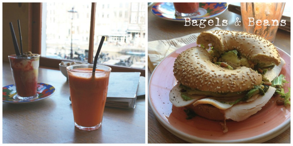 BAGELS AND BEANS COLLAGE