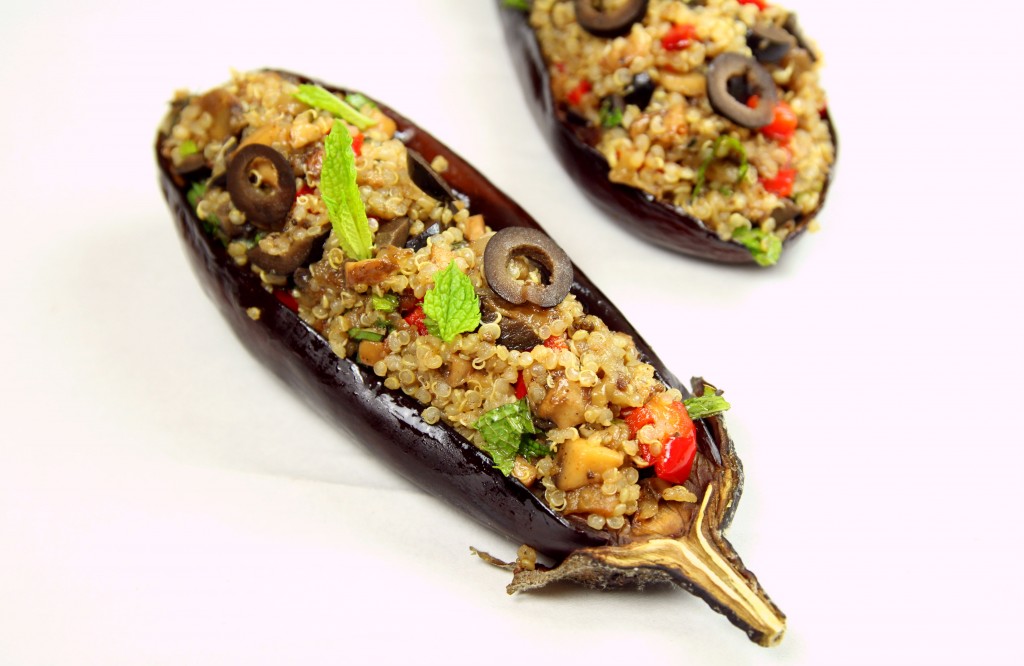 Aubergine farcies 1