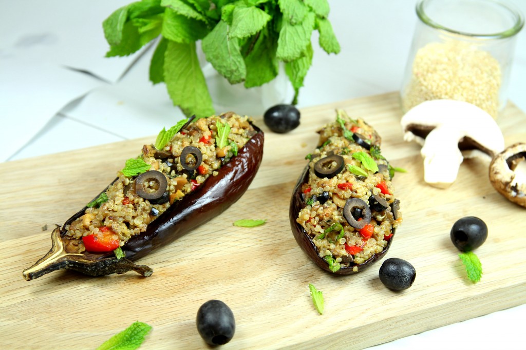 Aubergine farcies 2