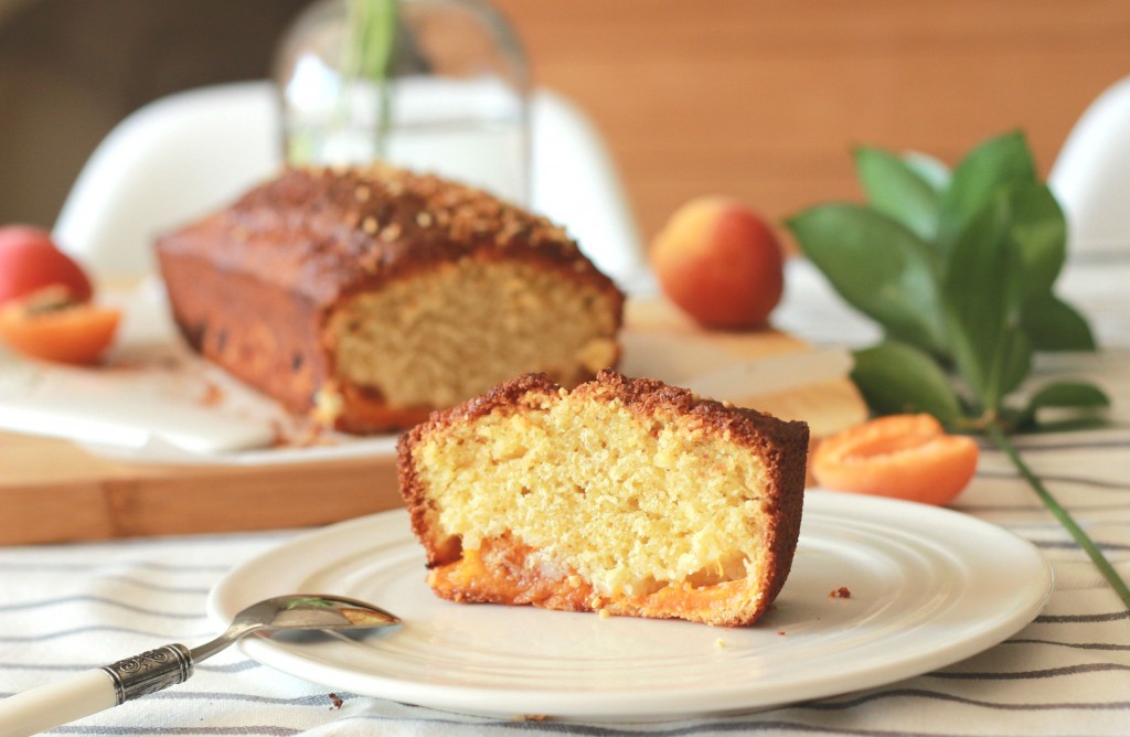 Cake aux abricots et à la ricotta {sans gluten} - Apricot and ricotta cake {Gluten Free}