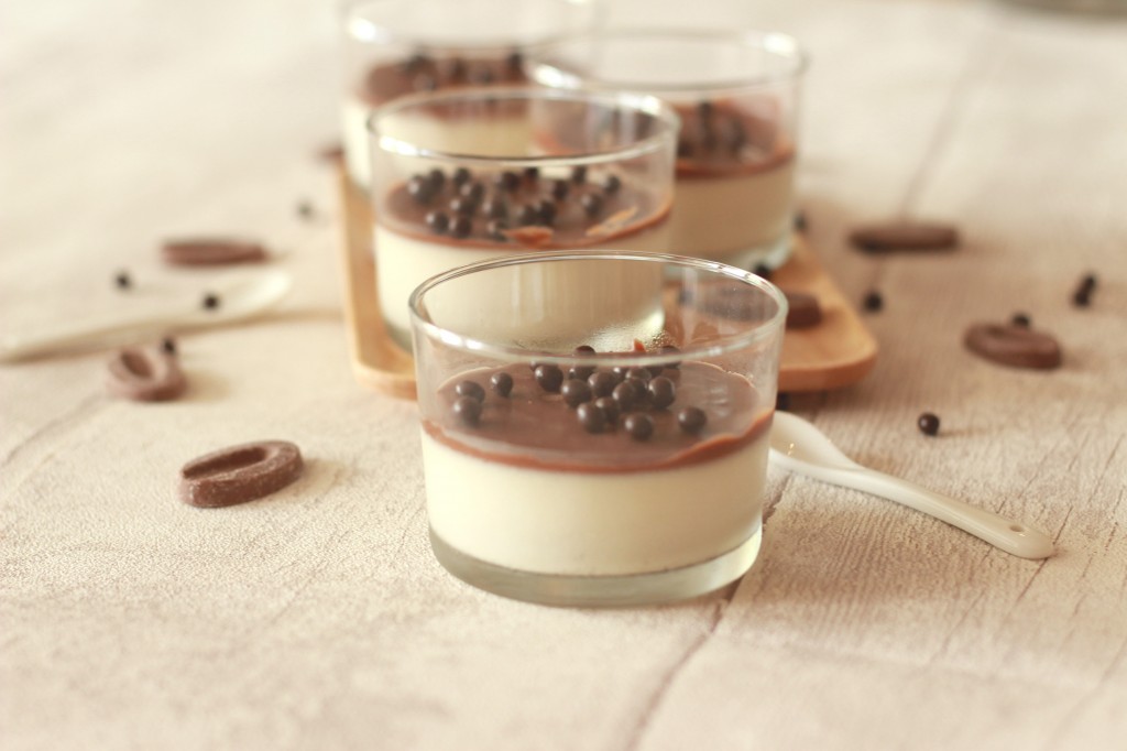 Pana Cotta et sauce chocolat Jivara 15