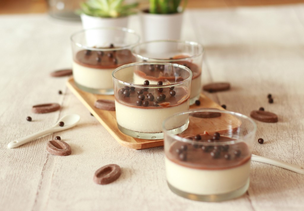 Pana Cotta et sauce chocolat Jivara 7
