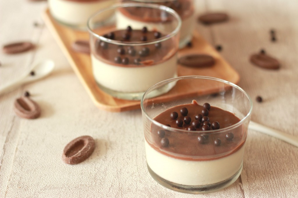 Pana Cotta et sauce chocolat Jivara 5