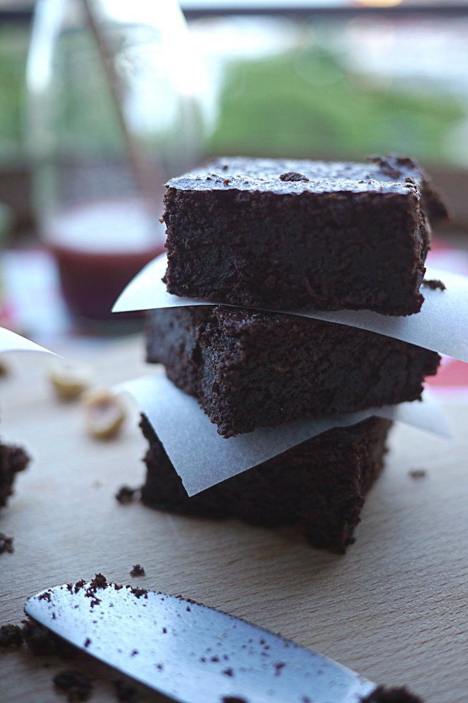Gâteau chocolat, courgettes et noisettes {sans gluten} 2