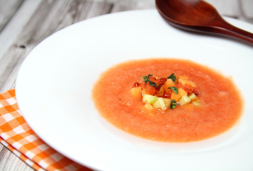 Soupe froide melon pasteque 1