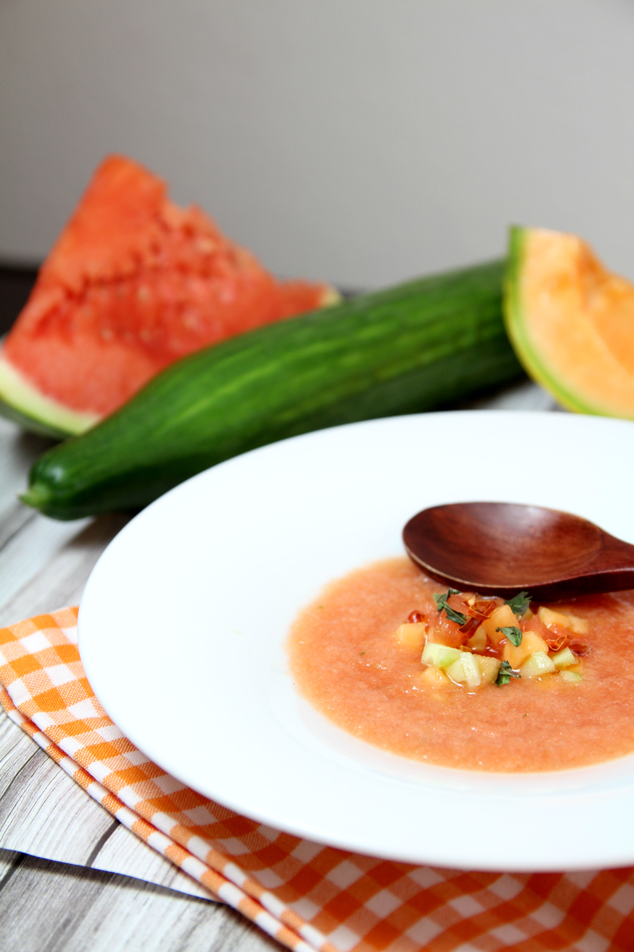 Soupe froide melon pasteque 5 The Happy Cooking Friends
